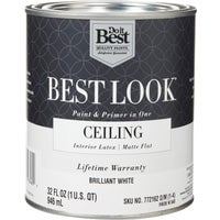 Sherwin-Williams Co. Best Look Latex Paint & Primer In One Matte Flat Ceiling Paint - Pack of 6 Pro Bulk Pack