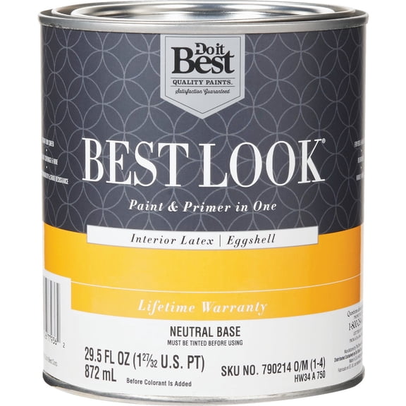 Sherwin-Williams Co. Best Look Latex Premium Paint & Primer In One Eggshell Interior Wall Paint - Pack of 6