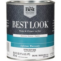 Sherwin-Williams Co. Best Look Latex Premium Paint & Primer In One Satin Interior Wall Paint - Single Pack