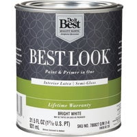 Sherwin-Williams Co. Best Look Latex Premium Paint & Primer In One Semi-Gloss Interior Wall Paint