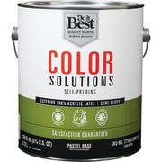 Sherwin-Williams Co. Do it Best Color Solutions 100% Acrylic Latex Self-Priming Semi-Gloss Exterior House Paint - Pack of 8