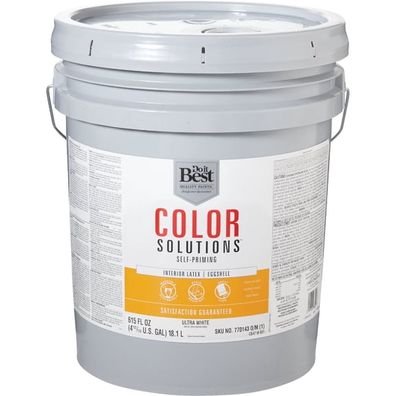 Sherwin-Williams Co. Do it Best Color Solutions Latex Self-Priming Eggshell Interior Wall Paint - Pack of 12