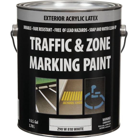Sherwin-Williams Co. Latex Traffic And Zone Marking Traffic Paint - Pack of 8