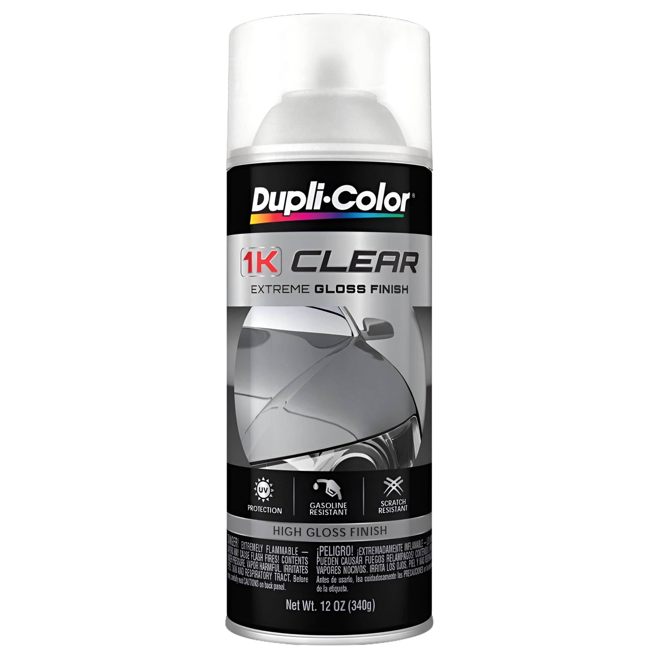 Sherwin-Williams Company, Duplicolor 1K Clear Extreme Gloss Finish Spray Paint (12 oz)