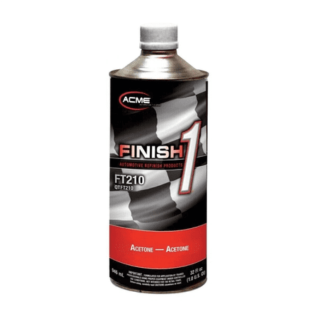 Finish 1 Automotive Refinish Products FT210-4 Solvent Based Reducer, 1 qt Can, Liquid
