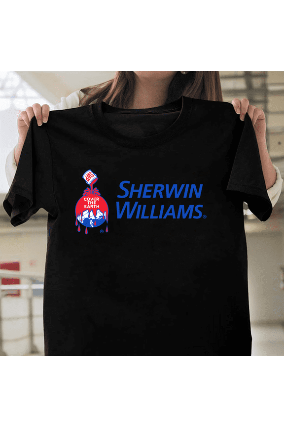 Sherwin Williams Paint Company White Graphic Work Painter Brand Logo Art V61615 Unisex T-Shirt, Size Up to 5XL