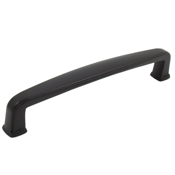 Sherwood Cabinet Pull, 128 Millimeters, Matte Black by Stone Harbor Hardware