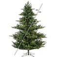 thumbnail image 1 of Vickerman  7.5 ft. x 67 in. Green Sherwood Fir Artificial Pre-Lit Christmas Tree with 1100 LED Color Changing - 3 mm, 1 of 10