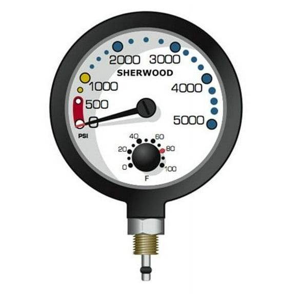 Sherwood Pressure Gauge (No Hose/No Boot)