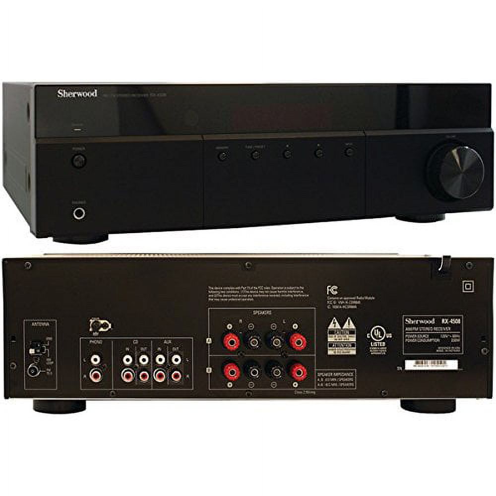 Sherwood RX-4508 200-Watt AM/FM Stereo Receiver with Bluetooth - image 1 of 3