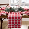 thumbnail image 1 of Elrene Home Fashions Sherwood Tree Dobby Cotton Table Runner, Red, 13" x 70", 1 of 3