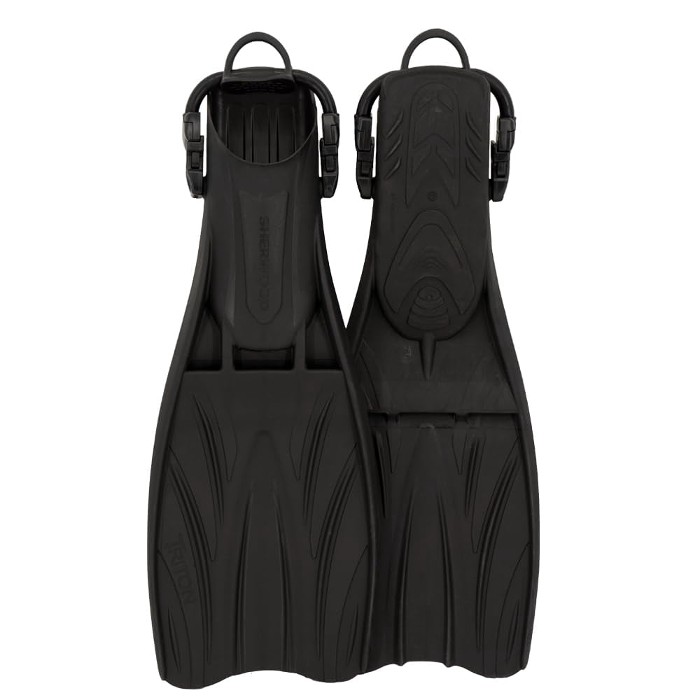 Sherwood Triton Open Heel Scuba Diving Dive Fins - Walmart.com