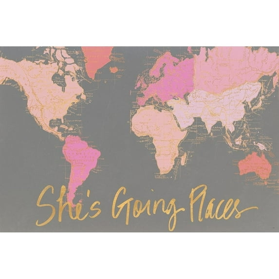Shes Going Places Poster Print by Elizabeth Medley
