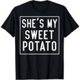 thumbnail image 1 of Shes My Sweet Potato I Yam Set Couples Thanksgiving T-Shirt, 1 of 3