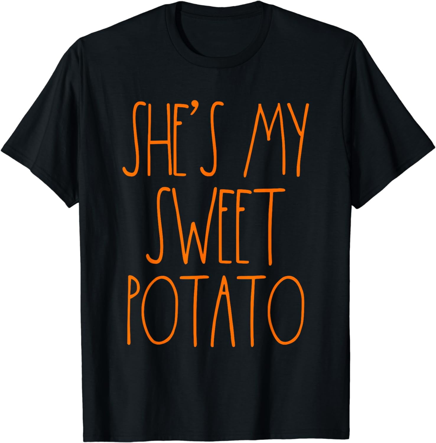 Shes My Sweet Potato I Yam Set Thanksgiving Couple Shirts T-Shirt ...