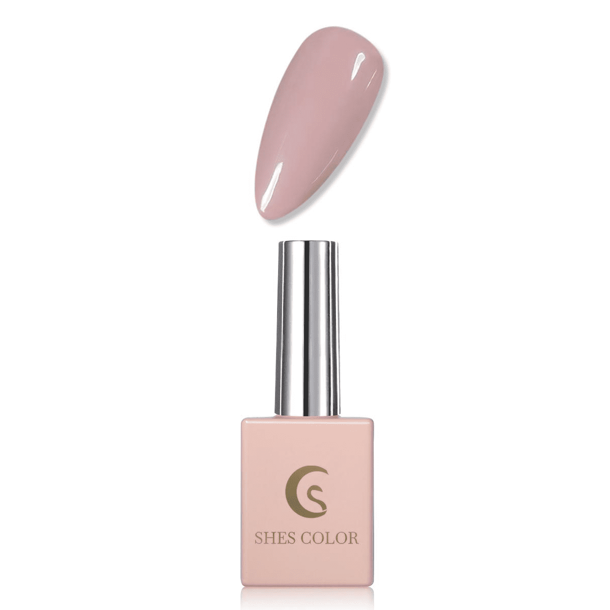 Shescolor Pink Gel Nail Polish,Base and Top Coat,LED/UV Light Curing