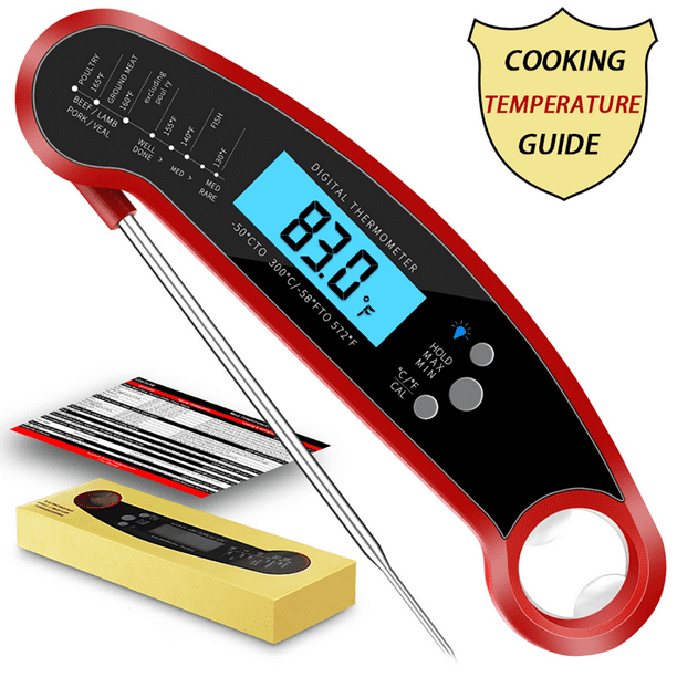 Shetinar Digital Meat Thermometer Instant Read BBQ meat thermometers for cooking,for grilling
