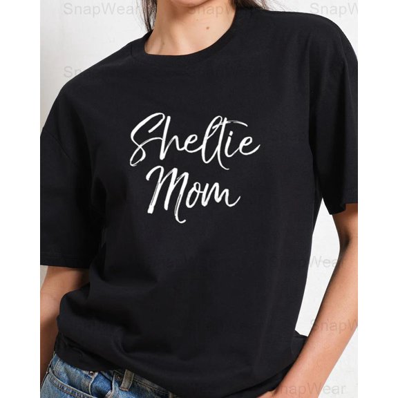Shetland Pony Sheepdog Mothers Day Gift Dog Mom Sheltie Mom Collie T-Shirt, SW, Hoodie Unisex, up to 5XL