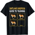thumbnail image 1 of Shetland Sheepdog Guide To Training Dog Obedience T-Shirt, 1 of 4