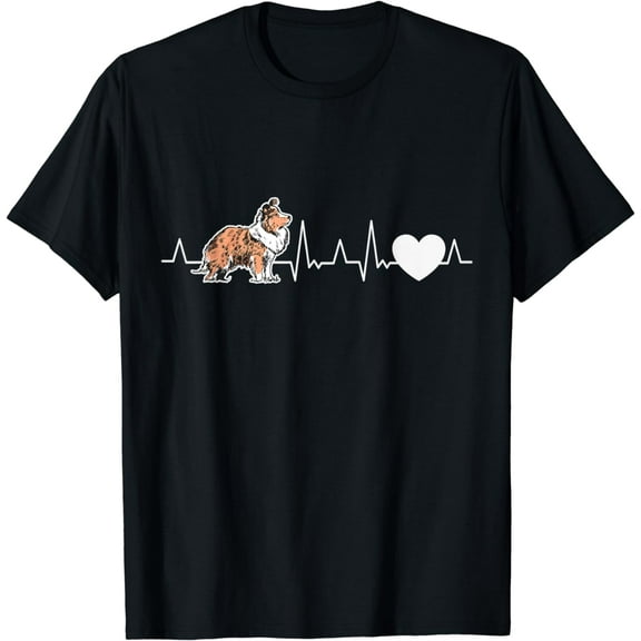 Shetland Sheepdog Heartbeat Sheltie T-Shirt