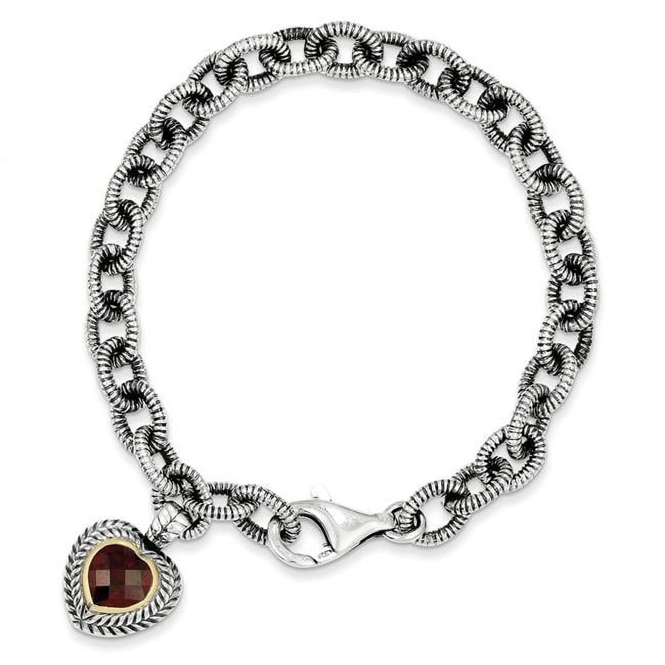 Shey Couture Sterling Silver with 14K Accent 7.25 Inch