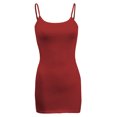 thumbnail image 1 of ShezPretty Women's Basic Cami with Adjustable Spaghetti Straps Tank Top (2XLarge, Burgundy), 1 of 4