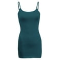 thumbnail image 1 of ShezPretty Women's Basic Cami with Adjustable Spaghetti Straps Tank Top (3XLarge, Green Teal), 1 of 4