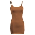 thumbnail image 1 of ShezPretty Women's Basic Cami with Adjustable Spaghetti Straps Tank Top (XLarge, Copper), 1 of 4
