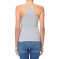 thumbnail image 1 of ShezPretty Women's High Halter Neck Ribbed Halter Racerback Tank Top (Small, H. GREY), 1 of 4