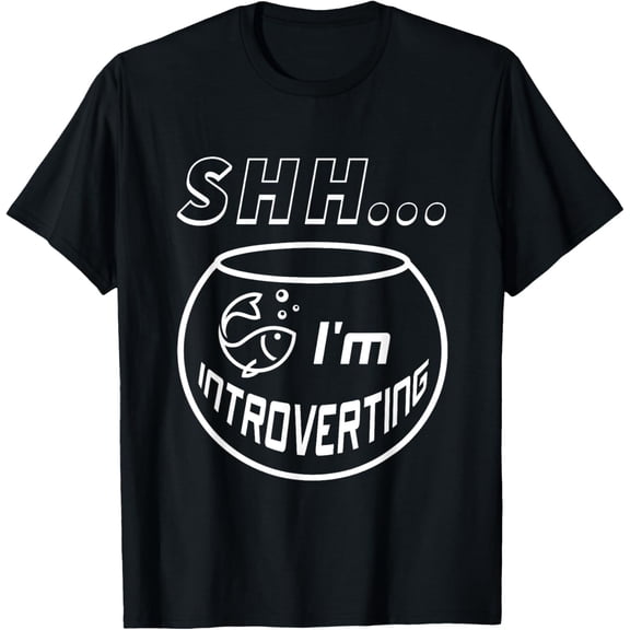 Shh... I'm Introverting Introverts T-Shirt