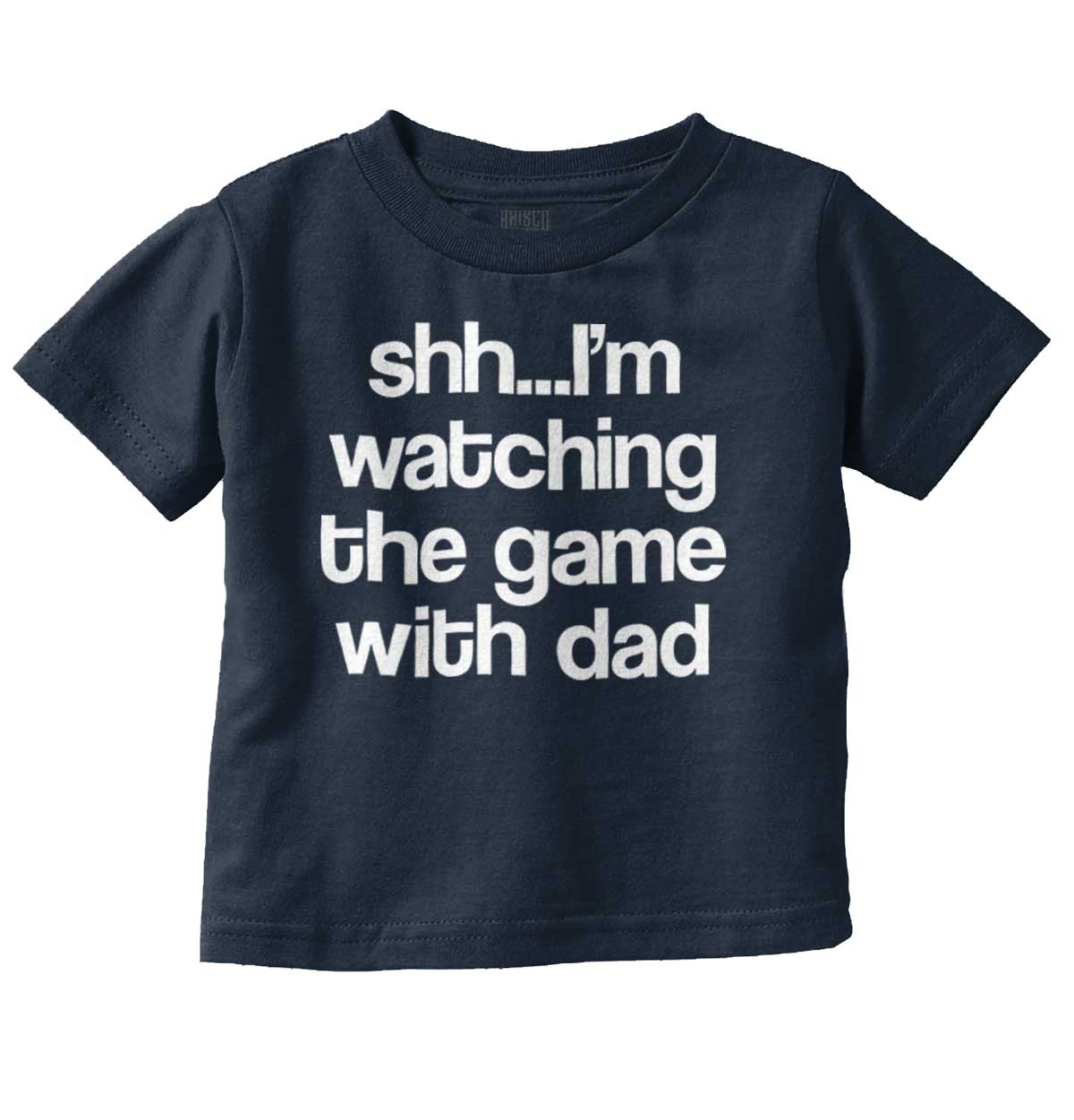 Reality Glitch Body Neonato 'Shh I'm Watching Football With Grandad' - 100% Cotone - 3 Bottoni Automatici - Regalo Divertente Per Bebè