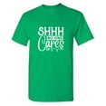 thumbnail image 1 of Shh No One Cares Sarcastic Humor Graphic Tees Gift For Mens Novelty Funny T Shirt, 1 of 5