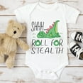 thumbnail image 1 of Shhh Roll For Stealth Bodysuit, Board Game Baby Bodysuit, Dungeons And Dragons Bodysuit, Baby Shower Gift Cute Baby Onesie, BABY BODYSUIT LAT 4424, 1 of 3