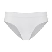 Shhh Women's Seamless Washable Incontinence Underwear, White, Small/Medium, Single Pair, Fits Hip Size 32-38"