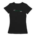 thumbnail image 1 of Shhh...Yep! Flowers Graphic Women Black T-Shirt, Female Large, 1 of 4