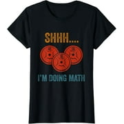 Shhhh I'm Doing Maths Weight Lifting gymer Gym Deadlift T-Shirt