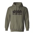 thumbnail image 1 of Shhhh I'm Still Asleep Adult Hooded Sweatshirt, 1 of 3