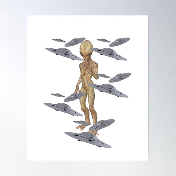 Shhhhh Nothing To See Here Poster Wall Art, Modern Wall Decor For Living Room Bedroom, 8x12 UNFRAMED