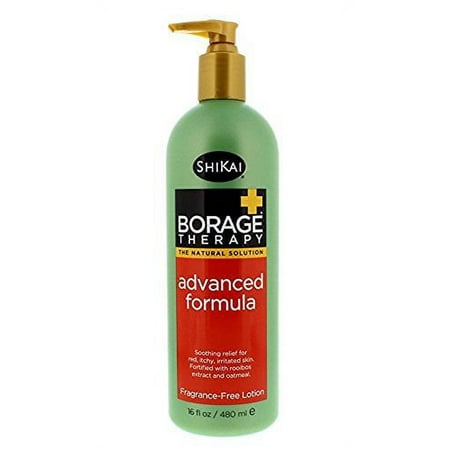ShiKai - Borage Therapy Advanced Formula lo tion Dry Skin lo tion, Soothing & Relief For Dry, Irritated & Itchy Skin, Non-Greasy, Sensitive Skin Friendly (-Free, 16 Ounces)
