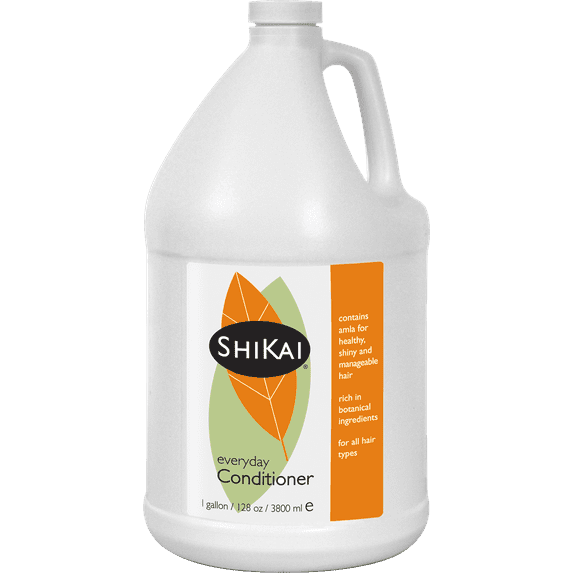 ShiKai Everyday Hydrating Conditioner Unscented, 1 Gallon | With Borage & Jojoba Oil | Lightweight Moisture & Shine | Nourishing Vegan Plant-Based Hair Care