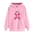 thumbnail image 1 of ShiShine Breast Cancer Hoodie for Women Pink Ribbon Breast Cancer Awareness Hoodies Long Sleeve Drawstring Jacket, 1 of 4