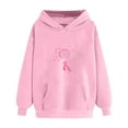 thumbnail image 1 of ShiShine Breast Cancer Hoodie for Women Pink Ribbon Breast Cancer Awareness Hoodies Long Sleeve Drawstring Jacket, 1 of 4