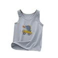 thumbnail image 1 of ShiShine Clearance Toddler Boys Girls Cotton Tank Tops Undershirts Summer Cute Print Sleeveless Vests Size 1-13T, 1 of 3