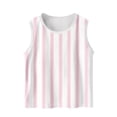 thumbnail image 1 of ShiShine Toddler Boys Girls Sleeveless Tank Tops Soft Crewneck Undershirts Summer Striped Print Sleeveless Vests Size 3-15T, 1 of 6