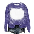 thumbnail image 1 of ShiShine Comfy Sweatshirts for Women Loose Fit Long Sleeve Bleached Shirts Casual Top Clothes, 1 of 4
