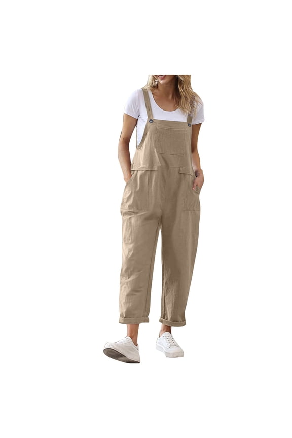 Jumpsuits Overalls for Women Wide Leg Casual Baggy Jumpsuits with Pockets 2025
