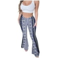 thumbnail image 1 of ShiShine Leggings for Women Flare High Waisted Stretchy Bell Bottom Trousers Tummy Control Hippie Yoga Leggings, 1 of 6