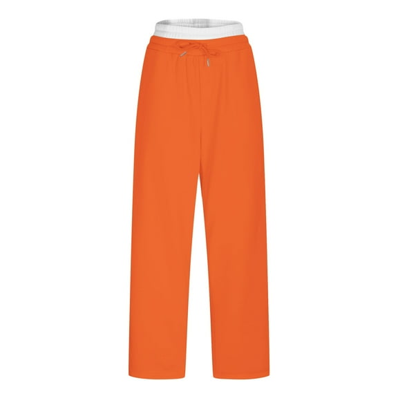 ShiShine Men's Lounge Pants Solid Color Drawstring Elastic Casual Trousers with Pockets