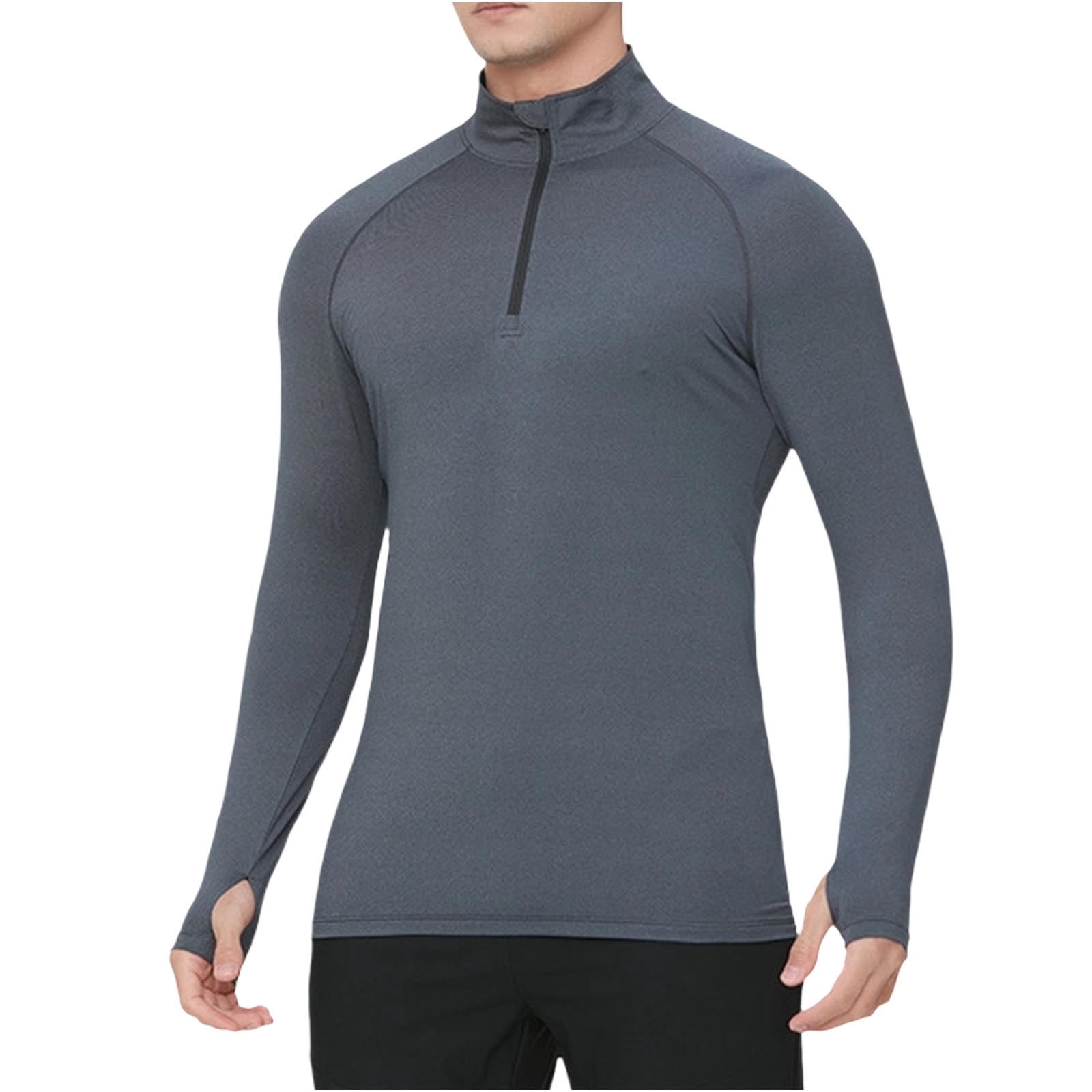 ShiShine-Mens-Quarter-Zip-