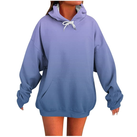 ShiShine Oversized Hoodies for Women Long Sleeve Hooded Sweatshirt Fall Trendy Pullover Outfits
